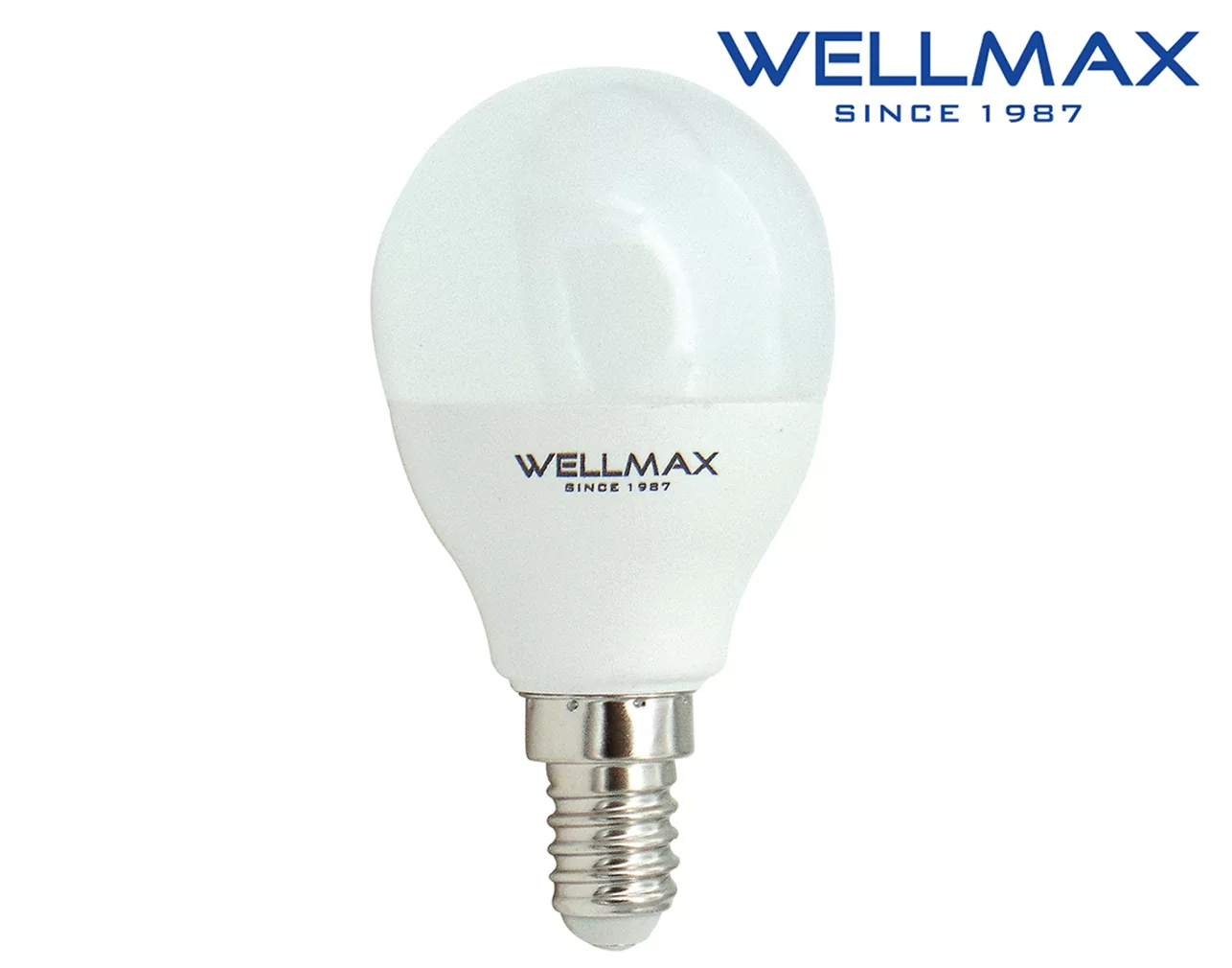 ΛΑΜΠΑ LED G45 E14 6W 540LM 200° 3000K WARM WHITE WELLMAX 3 ΛΑΜΠΑ LED G45 E14 6W 540LM 200° 3000K WARM WHITE WELLMAX