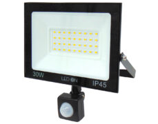 ΠΡΟΒΟΛΕΑΣ LED 30W 220-240VAC 2400LM 6500K DAY LIGHT ΜΕ ΑΙΣΘΗΤΗΡΑ RLX 1