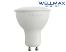 ΛΑΜΠΑ LED GU10 7W 630LM 120° 3000K WARM WHITE WELLMAX 1