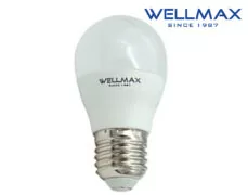 ΛΑΜΠΑ LED G45 E27 8W 720LM 220° 4000K NEUTRAL WHITE WELLMAX 1