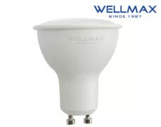 ΛΑΜΠΑ LED GU10 7W 630LM 120° 4000K NEUTRAL WHITE WELLMAX 2 ΛΑΜΠΑ LED GU10 7W 630LM 120° 4000K NEUTRAL WHITE WELLMAX 1