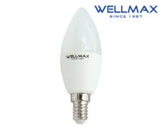 ΛΑΜΠΑ LED ΚΕΡΙ E14 5W 470LM 220° 3000K WARM WHITE WELLMAX 1 ΛΑΜΠΑ LED ΚΕΡΙ E14 5W 470LM 220° 3000K WARM WHITE WELLMAX