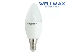 ΛΑΜΠΑ LED ΚΕΡΙ E14 5W 470LM 220° 6500K DAY LIGHT WELLMAX