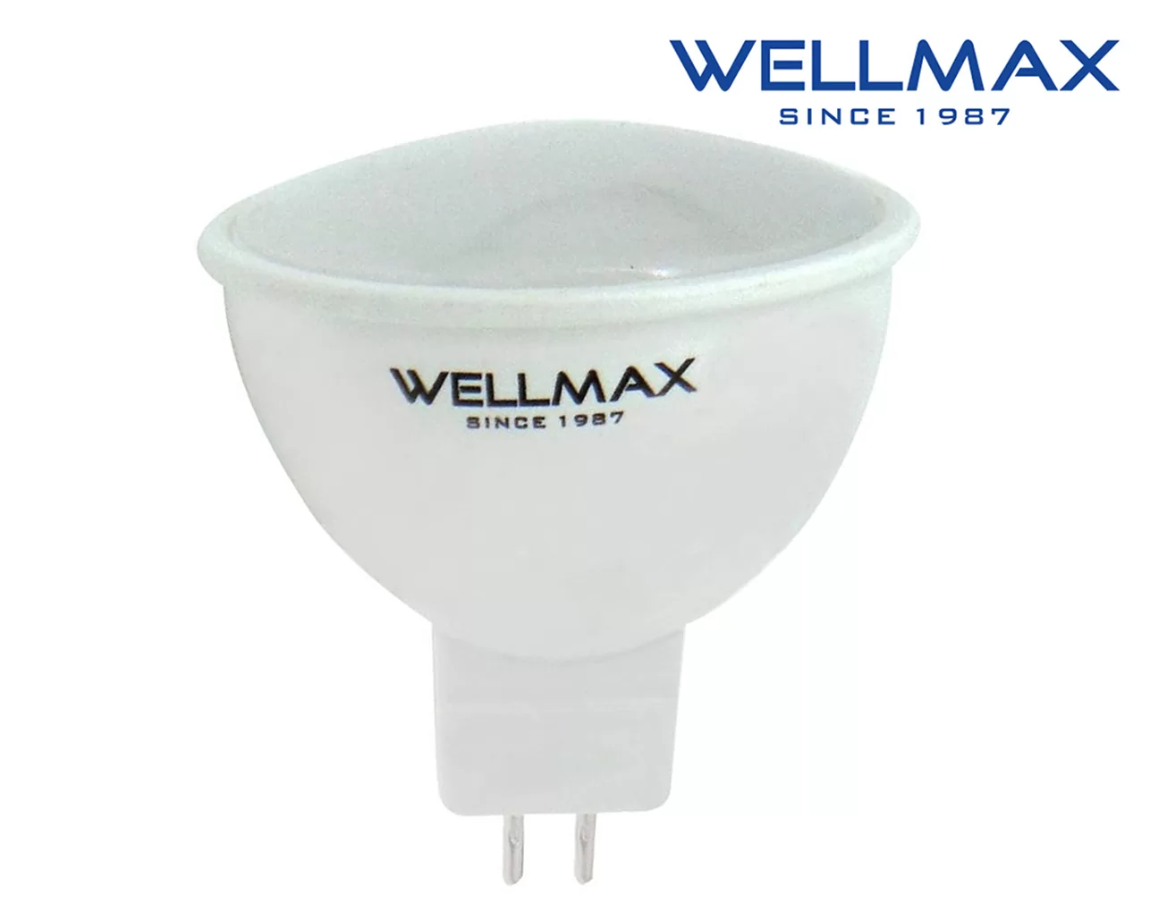 ΛΑΜΠΑ LED MR16 12V 5W 400LM 120° 4000K NEUTRAL WHITE WELLMAX 3 ΛΑΜΠΑ LED MR16 12V 5W 400LM 120° 4000K NEUTRAL WHITE WELLMAX