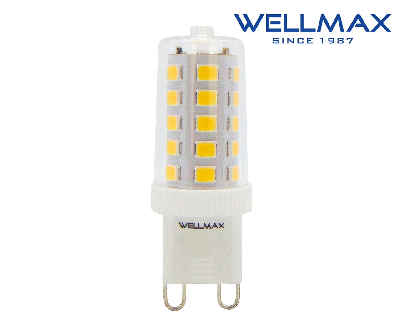 ΛΑΜΠΑ LED G9 3W 350LM 320° 4000Κ NEUTRAL WHITE WELLMAX 3 ΛΑΜΠΑ LED G9 3W 350LM 320° 4000Κ NEUTRAL WHITE WELLMAX