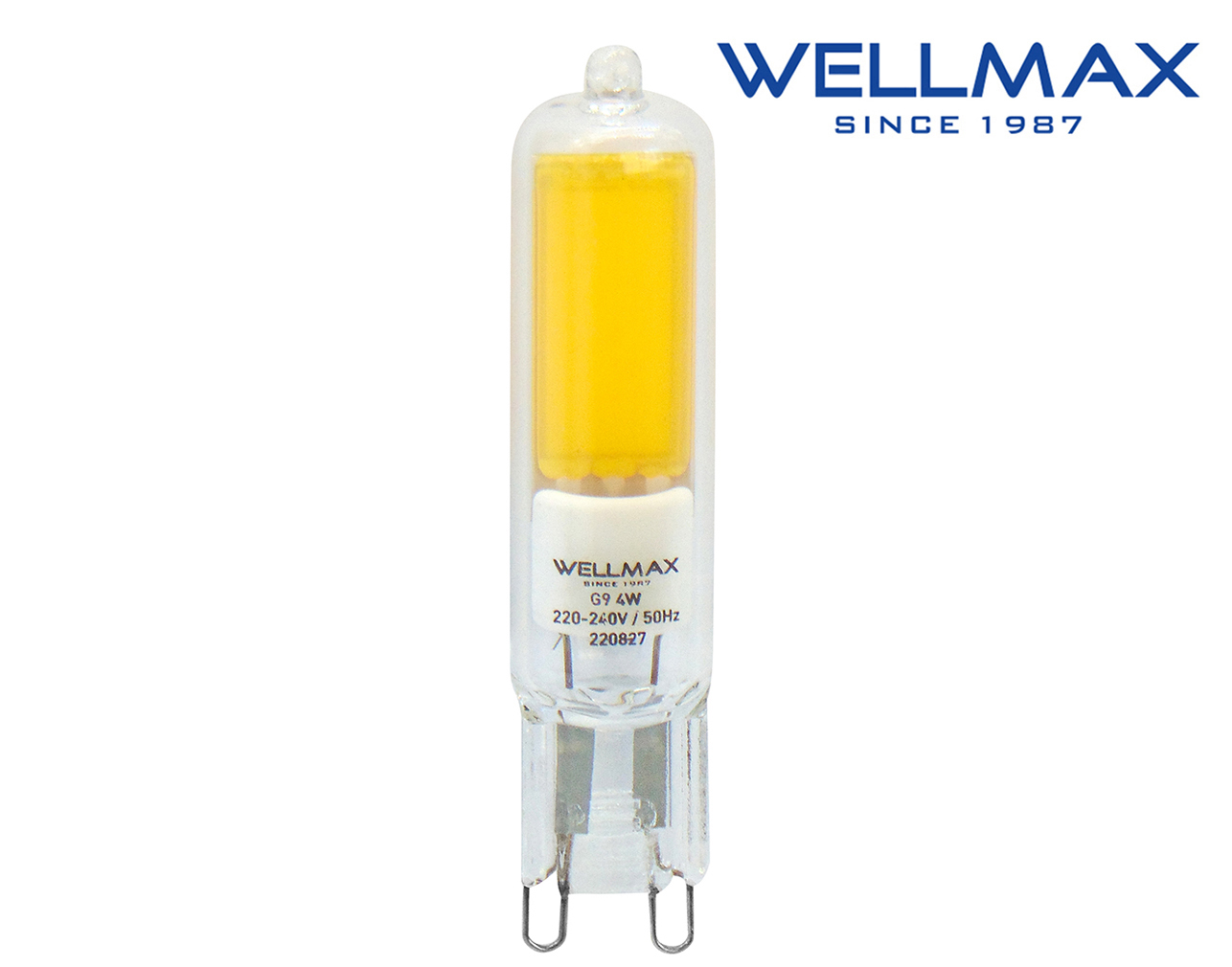 ΛΑΜΠΑ LED G9 4W 500LM 320° 4000Κ NEUTRAL WHITE COB WELLMAX 3 ΛΑΜΠΑ LED G9 4W 500LM 320° 4000Κ NEUTRAL WHITE COB WELLMAX