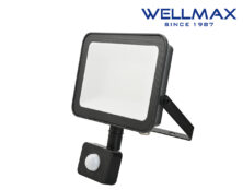 ΠΡΟΒΟΛΕΑΣ LED 20W 220-240VAC 2000LM 6500K DAY LIGHT ΜΕ ΑΙΣΘΗΤΗΡΑ WELLMAX