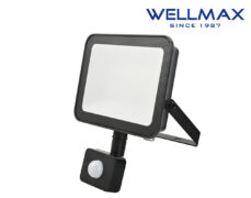 ΠΡΟΒΟΛΕΑΣ LED 20W 220-240VAC 2000LM 6500K DAY LIGHT ΜΕ ΑΙΣΘΗΤΗΡΑ WELLMAX 1