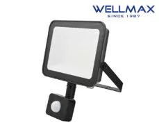 ΠΡΟΒΟΛΕΑΣ LED 50W 220-240VAC 5000LM 6500K DAY LIGHT ΜΕ ΑΙΣΘΗΤΗΡΑ WELLMAX 2 ΠΡΟΒΟΛΕΑΣ LED 50W 220-240VAC 5000LM 6500K DAY LIGHT ΜΕ ΑΙΣΘΗΤΗΡΑ WELLMAX 1