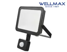 ΠΡΟΒΟΛΕΑΣ LED 100W 220-240VAC 10000LM 6500K DAY LIGHT ΜΕ ΑΙΣΘΗΤΗΡΑ WELLMAX