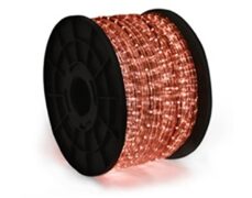 ΦΩΤΟΣΩΛΗΝΑΣ ΔΙΚΑΝΑΛΟΣ LED Φ13mm ΔΙΑΦΑΝΕΣ ΣΩΜΑ ΚΟΚΚΙΝΟ LED 50m ΜΕ ΤΡΙΑ ΣΕΤ ΑΞΕΣΟΥΑΡ SGR 1