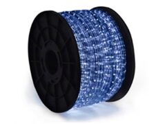 ΦΩΤΟΣΩΛΗΝΑΣ ΜΟΝΟΚΑΝΑΛΟΣ LED Φ13mm ΔΙΑΦΑΝΕΣ ΣΩΜΑ ΜΠΛΕ LED 50m IP65 NEO-NEON 1