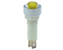 ΛΥΧΝΙΑ ΕΝΔΕΙΚΤΙΚΗ NEON Φ10 230VAC ΚΙΤΡΙΝΗ ΜΕ FASTON XH024 KND