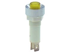 ΛΥΧΝΙΑ ΕΝΔΕΙΚΤΙΚΗ NEON Φ10 230VAC ΚΙΤΡΙΝΗ ΜΕ FASTON XH024 KND 1