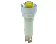 ΛΥΧΝΙΑ ΕΝΔΕΙΚΤΙΚΗ NEON Φ10 230VAC ΚΙΤΡΙΝΗ ΜΕ FASTON XH024 KND