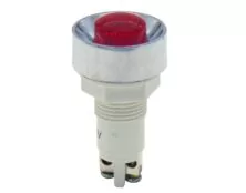 ΛΥΧΝΙΑ ΕΝΔΕΙΚΤΙΚΗ NEON Φ12 230VAC ΚΟΚΚΙΝΗ ΜΕ ΒΙΔΕΣ XH020 KND