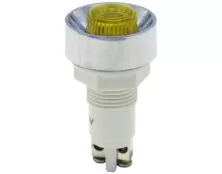 ΛΥΧΝΙΑ ΕΝΔΕΙΚΤΙΚΗ NEON Φ12 230VAC ΚΙΤΡΙΝΗ ΜΕ ΒΙΔΕΣ XH020 KND