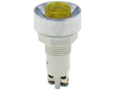 ΛΥΧΝΙΑ ΕΝΔΕΙΚΤΙΚΗ NEON Φ12 230VAC ΚΙΤΡΙΝΗ ΜΕ ΒΙΔΕΣ XH020 KND