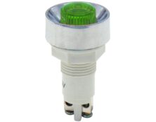 ΛΥΧΝΙΑ ΕΝΔΕΙΚΤΙΚΗ NEON Φ12 230VAC ΠΡΑΣΙΝΗ ΜΕ ΒΙΔΕΣ XH020 KND