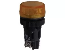ΛΥΧΝΙΑ ΕΝΔΕΙΚΤΙΚΗ NEON Φ22 230VAC ΚΙΤΡΙΝΗ ΜΕ ΒΙΔΕΣ XH003 KND 1