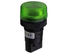 ΛΥΧΝΙΑ ΕΝΔΕΙΚΤΙΚΗ NEON Φ22 230VAC ΠΡΑΣΙΝΗ ΜΕ ΒΙΔΕΣ SNPL-22 AUS
