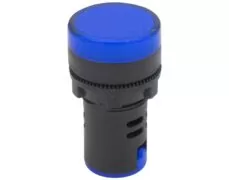 ΛΥΧΝΙΑ ΕΝΔΕΙΚΤΙΚΗ LED Φ22 230VAC ΜΠΛΕ ΜΕ ΒΙΔΕΣ AD22-22DS KND