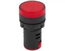 ΛΥΧΝΙΑ ΕΝΔΕΙΚΤΙΚΗ LED Φ22 48VAC/DC ΚΟΚΚΙΝΗ ΜΕ ΒΙΔΕΣ AD22-22DS KND