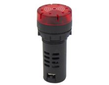 BUZZER ΠΙΝΑΚΑ Φ22 230VAC 80dB ΜΕ LED ΚΟΚΚΙΝΟ FLASH AD22-22MSD XND