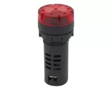 BUZZER ΠΙΝΑΚΑ Φ22 230VAC 80dB ΜΕ LED ΚΟΚΚΙΝΟ FLASH AD22-22MSD XND