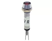 ΛΥΧΝΙΑ ΕΝΔΕΙΚΤΙΚΗ LED Φ6 230VAC/DC ΚΟΚΚΙΝΗ AD22C-6T XND