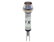 ΛΥΧΝΙΑ ΕΝΔΕΙΚΤΙΚΗ LED Φ6 230VAC/DC ΚΙΤΡΙΝΗ AD22C-6T XND