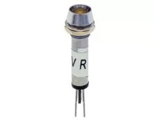 ΛΥΧΝΙΑ ΕΝΔΕΙΚΤΙΚΗ LED Φ6 230VAC/DC ΚΙΤΡΙΝΗ AD22C-6T XND