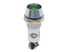 ΛΥΧΝΙΑ ΕΝΔΕΙΚΤΙΚΗ LED Φ8 230VAC/DC ΠΡΑΣΙΝΗ ΜΕ FASTON AD22C-8T XND