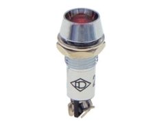 ΛΥΧΝΙΑ ΕΝΔΕΙΚΤΙΚΗ LED Φ10 230VAC/DC ΚΟΚΚΙΝΗ ΜΕ FASTON AD22C-10T XND 1