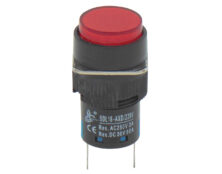 ΛΥΧΝΙΑ ΕΝΔΕΙΚΤΙΚΗ LED Φ16 24VAC/DC ΚΟΚΚΙΝΗ ΜΕ FASTON XDL16-AXD XND