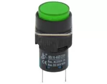 ΛΥΧΝΙΑ ΕΝΔΕΙΚΤΙΚΗ LED Φ16 230VAC ΠΡΑΣΙΝΗ ΜΕ FASTON XDL16-AXD XND