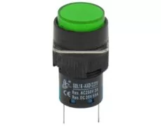 ΛΥΧΝΙΑ ΕΝΔΕΙΚΤΙΚΗ LED Φ16 230VAC ΠΡΑΣΙΝΗ ΜΕ FASTON XDL16-AXD XND 1
