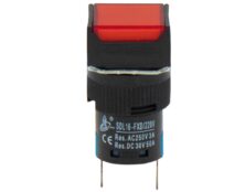 ΛΥΧΝΙΑ ΕΝΔΕΙΚΤΙΚΗ LED Φ16 24VAC/DC ΚΟΚΚΙΝΗ ΜΕ FASTON XDL16-FXD XND