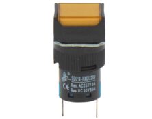 ΛΥΧΝΙΑ ΕΝΔΕΙΚΤΙΚΗ LED Φ16 24VAC/DC ΚΙΤΡΙΝΗ ΜΕ FASTON XDL16-FXD XND