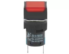 ΛΥΧΝΙΑ ΕΝΔΕΙΚΤΙΚΗ LED Φ16 230VAC ΚΟΚΚΙΝΗ ΜΕ FASTON XDL16-FXD XND 1