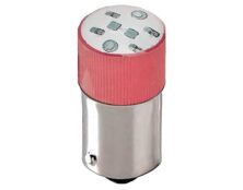 ΛΥΧΝΙΑ LED B9AS 230VAC ΚΟΚΚΙΝΗ ΜΠΑΓΙΟΝΕΤ AD22B-S06 XND
