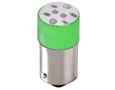 ΛΥΧΝΙΑ LED B9AS 230VAC ΠΡΑΣΙΝΗ ΜΠΑΓΙΟΝΕΤ AD22B-S06 XND 1