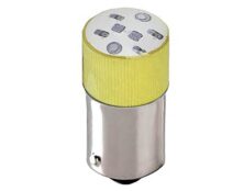 ΛΥΧΝΙΑ LED B9AS 230VAC ΚΙΤΡΙΝΗ ΜΠΑΓΙΟΝΕΤ AD22B-S06 XND