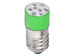 ΛΥΧΝΙΑ LED E10 230VAC ΠΡΑΣΙΝΗ ΒΙΔΩΤΗ AD22B-E02 XND
