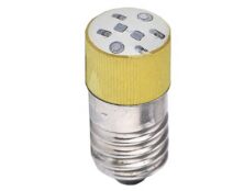 ΛΥΧΝΙΑ LED E10 230VAC ΚΙΤΡΙΝΗ ΒΙΔΩΤΗ AD22B-E02 XND