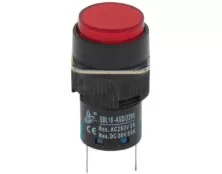 ΛΥΧΝΙΑ ΕΝΔΕΙΚΤΙΚΗ NEON Φ16 230VAC ΚΟΚΚΙΝΗ ΜΕ FASTON SDL16-AXD XND