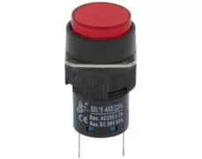 ΛΥΧΝΙΑ ΕΝΔΕΙΚΤΙΚΗ NEON Φ16 230VAC ΚΟΚΚΙΝΗ ΜΕ FASTON SDL16-AXD XND