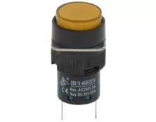ΛΥΧΝΙΑ ΕΝΔΕΙΚΤΙΚΗ NEON Φ16 230VAC ΚΙΤΡΙΝΗ ΜΕ FASTON SDL16-AXD XND