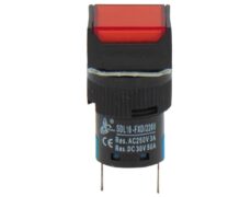 ΛΥΧΝΙΑ ΕΝΔΕΙΚΤΙΚΗ NEON Φ16 230VAC ΚΟΚΚΙΝΗ ΜΕ FASTON SDL16-FXD XND