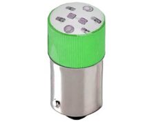 ΛΥΧΝΙΑ LED B9AS 24VAC/DC ΠΡΑΣΙΝΗ ΜΠΑΓΙΟΝΕΤ AD22B-S06 XND
